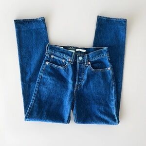 Levi’s Ribcage Straight women’s Jeans Size 24 Dark Wash NWT